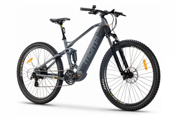 Moma Bikes – Elektrisches MTB mit Vollfederung, 48 V, 13 Ah